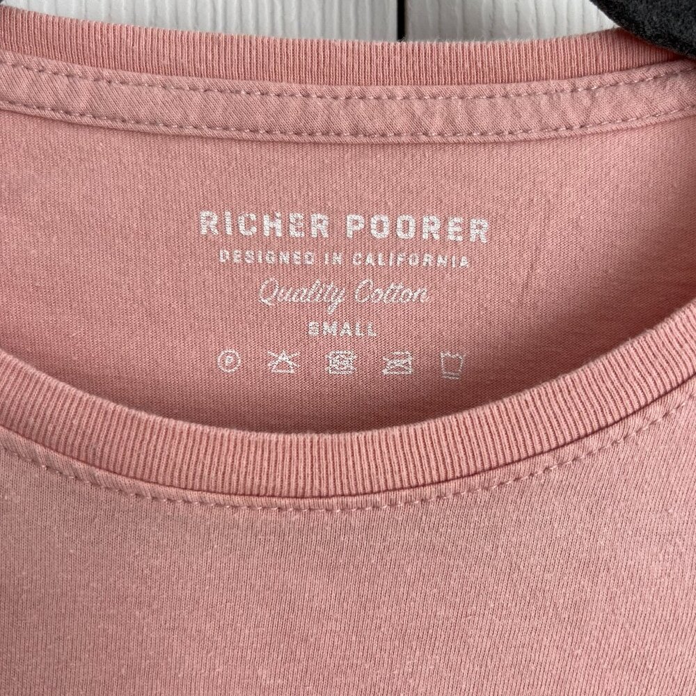 Richer Poorer Pink Short-Sleeve Pocket Tee Size S